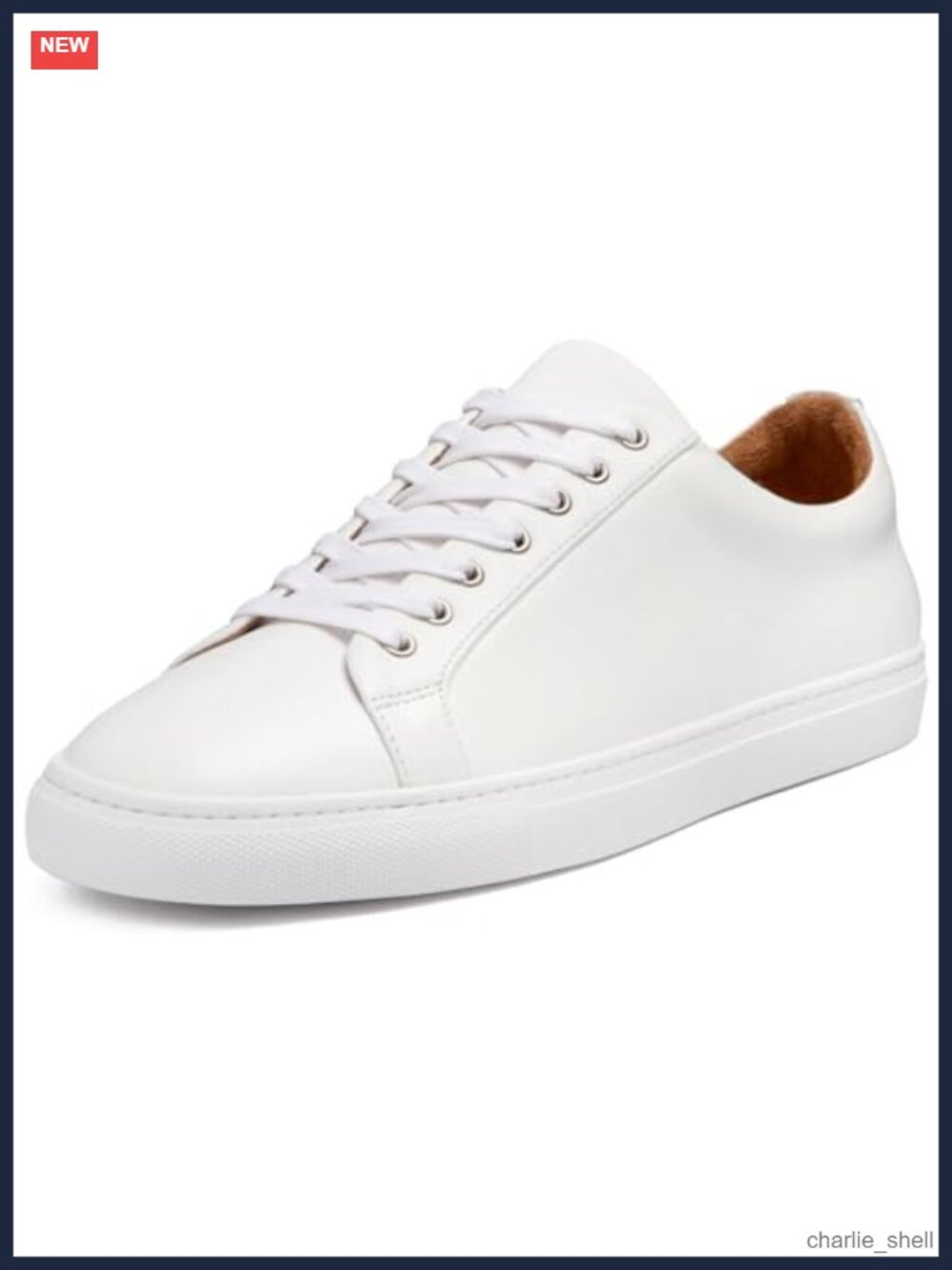 Premier Low Top Leather Lace-Up Sneakers Casual Comfort Shoes